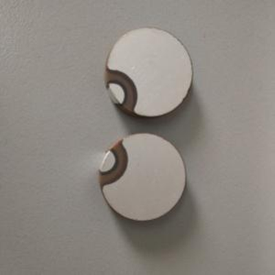 ,6.35 x 16mm resonant frequency piezo discs with P5 material.png , 6,35 x 16 mm de fréquence de résonance Disques piézores avec matériau p5.png