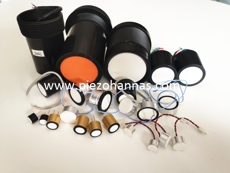 Transducteur ultrasonique pi&eacute;zo&eacute;lectrique personnalis&eacute; &agrave; 100 kHz pour ultrasons anti-collision