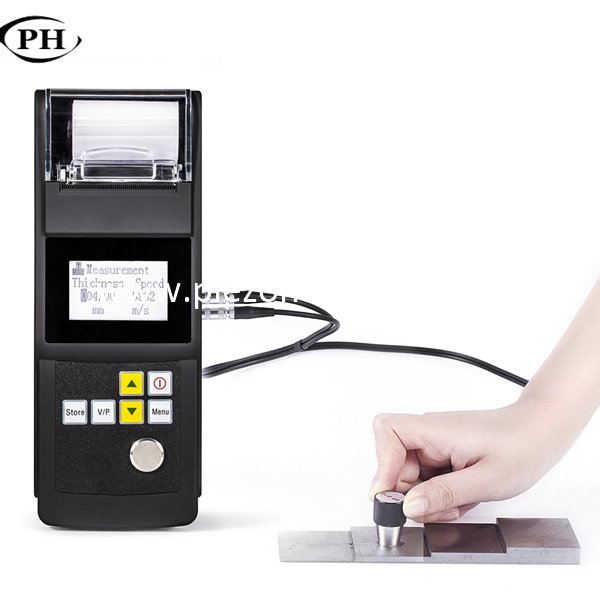 Jauge d'épaisseur de métal à ultrasons portable Imprimante thermique intégrée