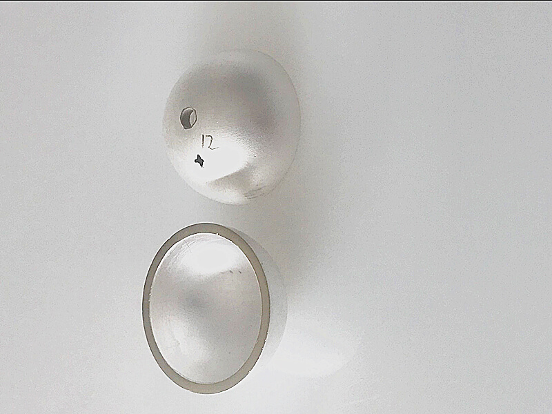 h&eacute;misph&egrave;re pi&eacute;zo-performance en c&eacute;ramique pour transducteur sonar