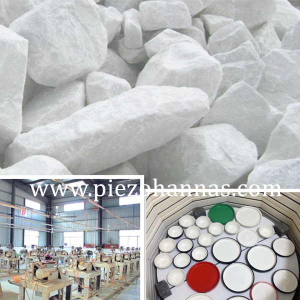 Les trois étapes de frittage du transducteur de la céramique piézoélectrique