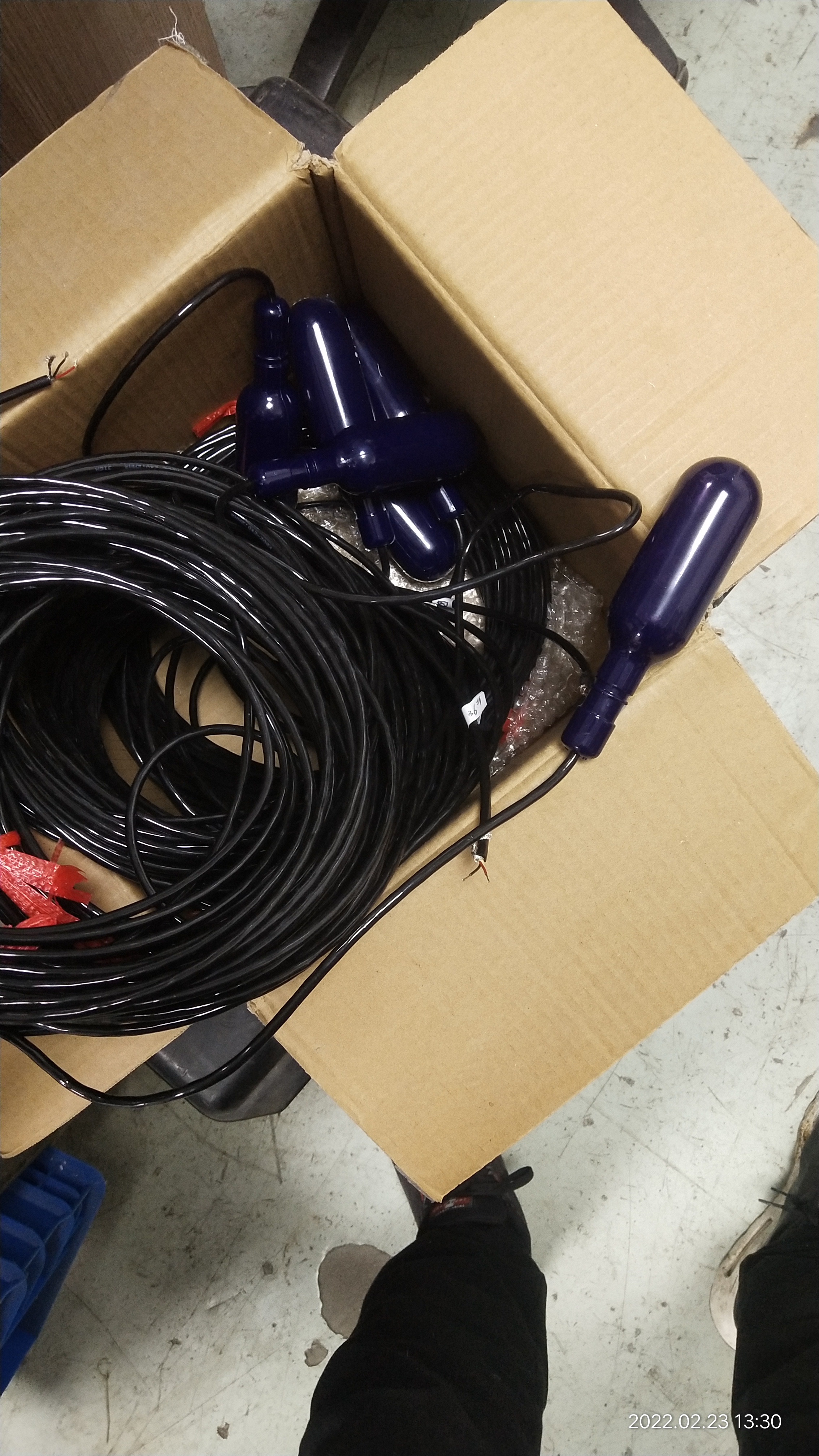 Hydrophone en eau profonde personnalis&eacute;e pour la profondeur de l'oc&eacute;an 2000m