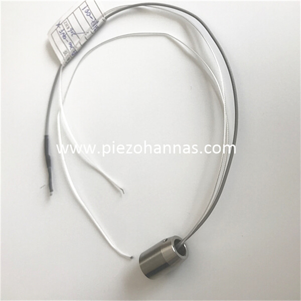 Transducteur &agrave; ultrasons en acier inoxydable pour le d&eacute;bitm&egrave;tre de gaz ultrasonique