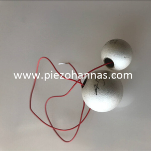 pzt 5a matériaux piézoélectriques sphère piézoélectrique pour capteur de vibration