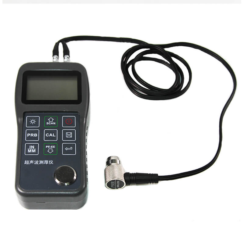 Jauge d'épaisseur à ultrasons portable avec USB pour caoutchouc