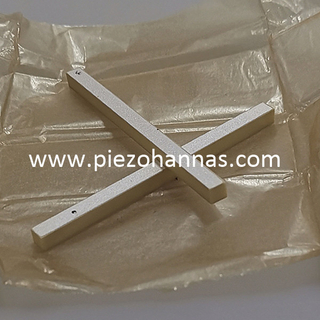 Transducteur de plaque piézoélectrique de placage d'argent Pzt4 en stock